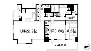 ファミール宝塚グランスイートタワーの物件間取画像